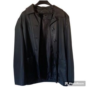 Beautiful black faux leather jacket!